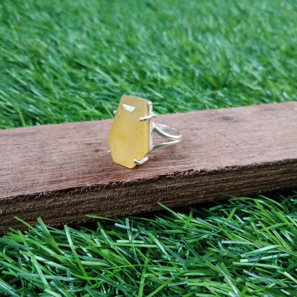 Silver_&_Yellow_Sterling_Silver_925_Premium_&_Elegant_Boho_Ring_For_Girls_&_Women