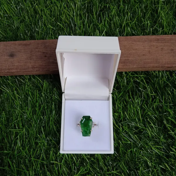 Silver_&_Green_Sterling_Silver_925_Premium_&_Elegant_Boho_Ring_For_Girls_&_Women