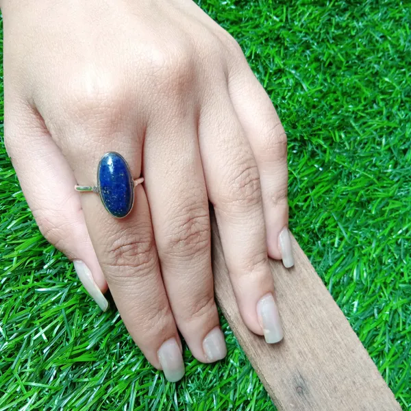 Silver_&_Blue_Sterling_Silver_925_Premium_&_Elegant_Boho_Ring_For_Girls_&_Women