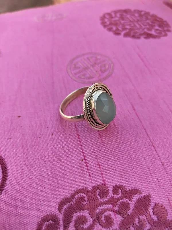 Silver_&_Green_Sterling_Silver_925_Premium_&_Elegant_Statement_Ring_For_Girls_&_Women