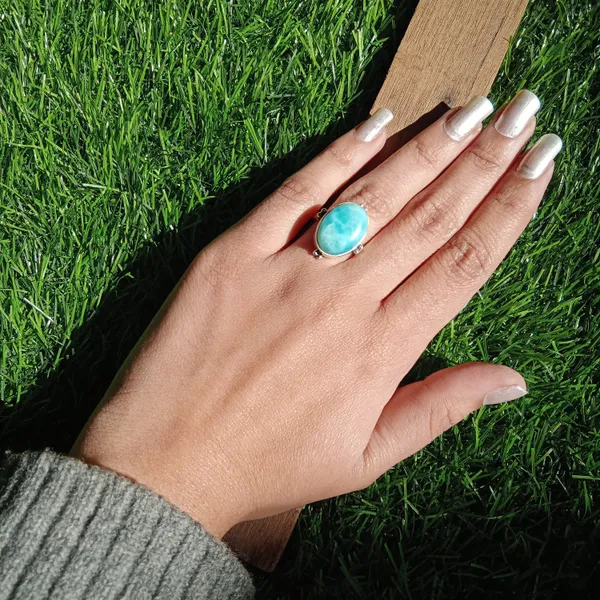 Silver_&_Blue_Sterling_Silver_925_Premium_&_Elegant_Boho_Ring_For_Girls_&_Women