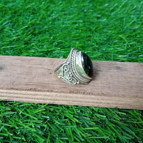 Silver_&_Blue_Sterling_Silver_925_Premium_&_Elegant_Boho_Ring_For_Girls_&_Women