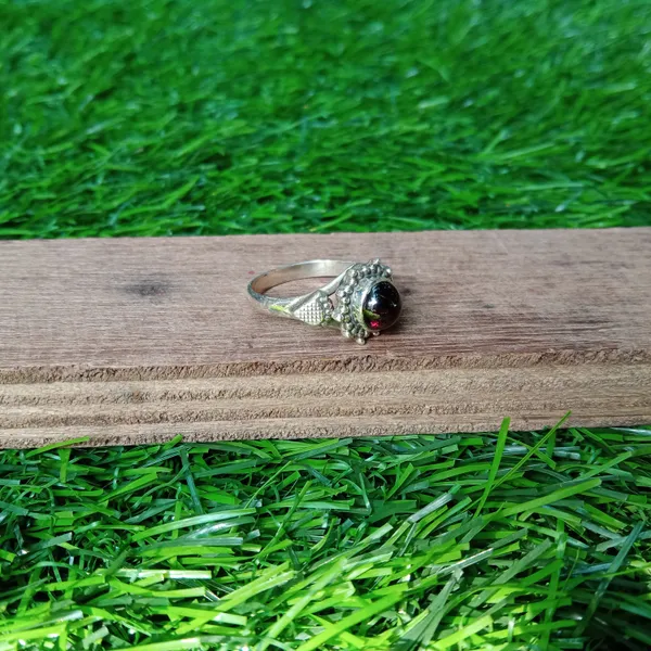 Silver_&_Red_Sterling_Silver_925_Premium_&_Elegant_Boho_Ring_For_Girls_&_Women