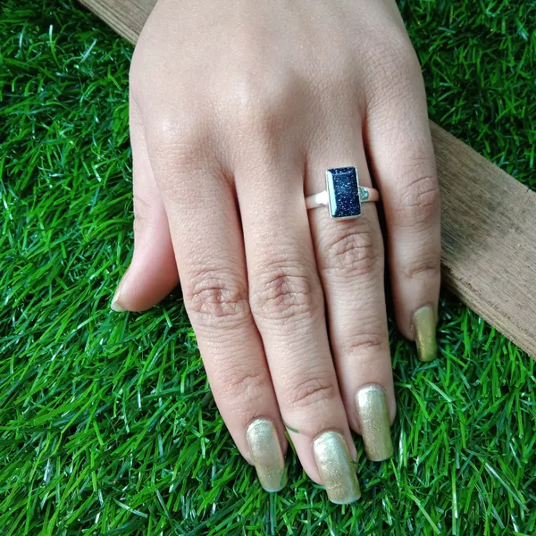 Silver_&_Brown_Sterling_Silver_925_Premium_&_Elegant_Handmade_Ring_For_Girls_&_Women