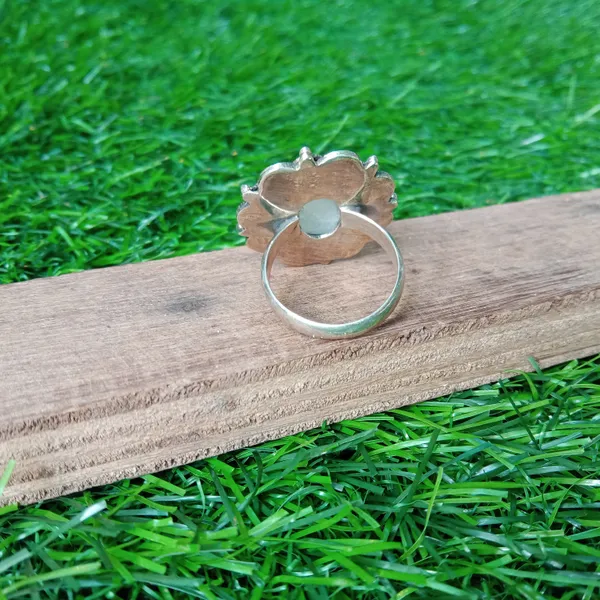 Silver_&_White_With_Blue_Sterling_Silver_925_Premium_&_Elegant_Boho_Ring_For_Girls_&_Women