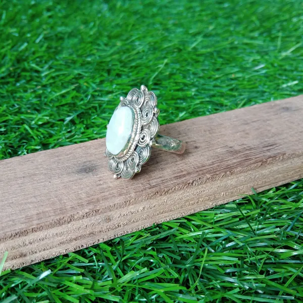 Silver_&_White_With_Blue_Sterling_Silver_925_Premium_&_Elegant_Boho_Ring_For_Girls_&_Women