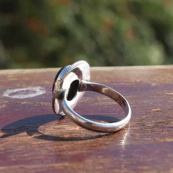 Silver_&_Black_Sterling_Silver_925_Premium_&_Elegant_Boho_Ring_For_Girls_&_Women