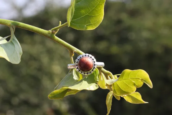 Silver_&_Brown_Sterling_Silver_925_Premium_&_Elegant_Boho_Ring_For_Girls_&_Women