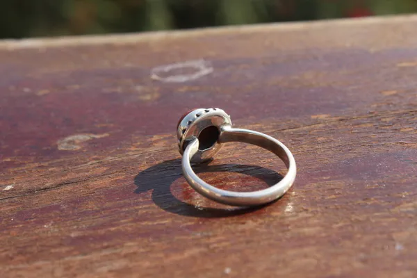 Silver_&_Brown_Sterling_Silver_925_Premium_&_Elegant_Boho_Ring_For_Girls_&_Women