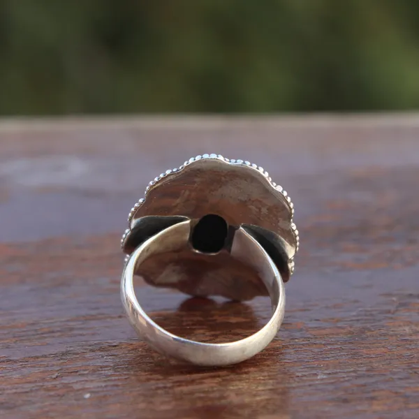Silver_&_Multicolor_Sterling_Silver_925_Premium_&_Elegant_Boho_Ring_For_Girls_&_Women