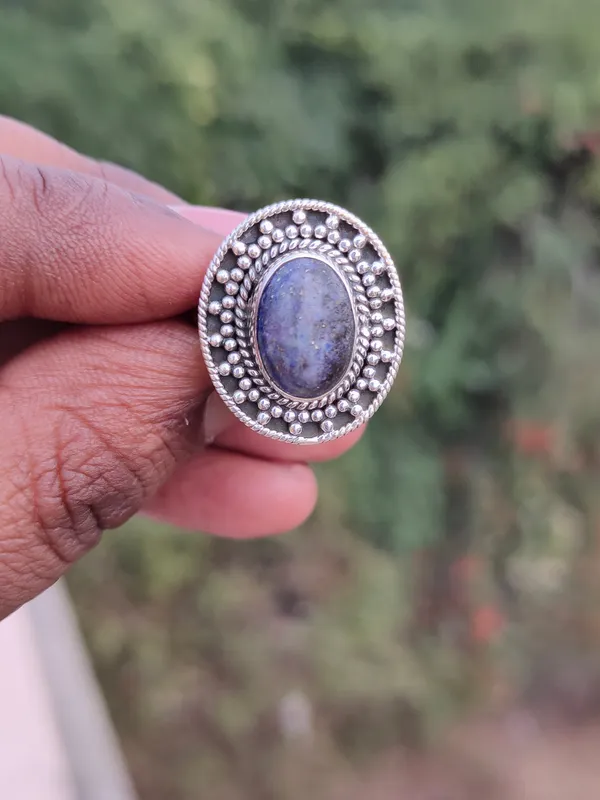 Silver_&_Grey_Sterling_Silver_925_Premium_&_Elegant_Boho_Ring_For_Girls_&_Women
