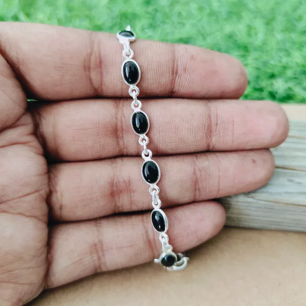 Silver_Sterling_Silver_925_Premium_&_Elegant_Beaded_Bracelet_For_Girls_&_Women