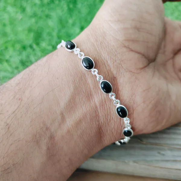 Silver_Sterling_Silver_925_Premium_&_Elegant_Beaded_Bracelet_For_Girls_&_Women