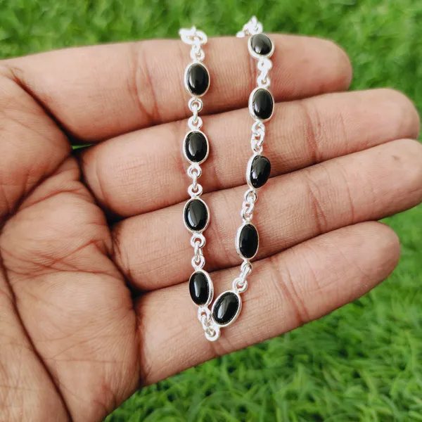 Silver_Sterling_Silver_925_Premium_&_Elegant_Beaded_Bracelet_For_Girls_&_Women