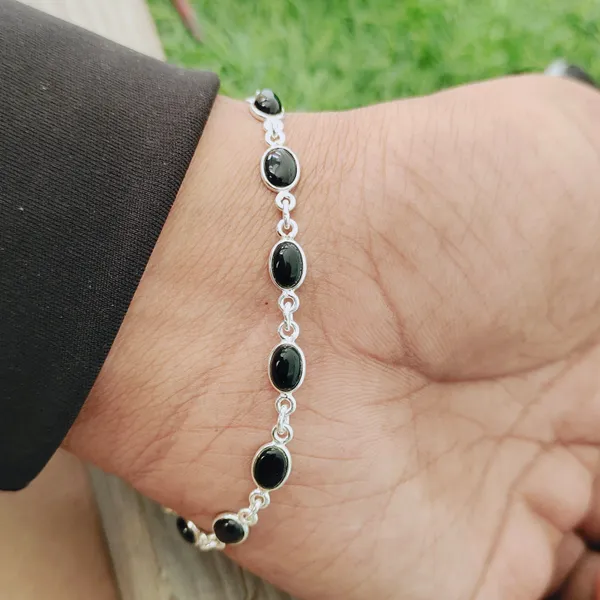 Silver_Sterling_Silver_925_Premium_&_Elegant_Beaded_Bracelet_For_Girls_&_Women
