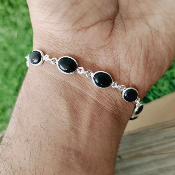 Silver_Sterling_Silver_925_Premium_&_Elegant_Beaded_Bracelet_For_Girls_&_Women