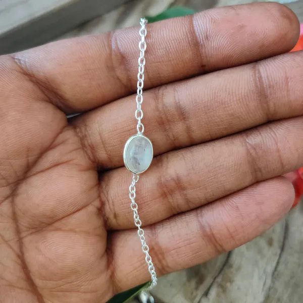 Silver_&_White_Sterling_Silver_925_Premium_&_Elegant_Beaded_Bracelet_For_Girls_&_Women
