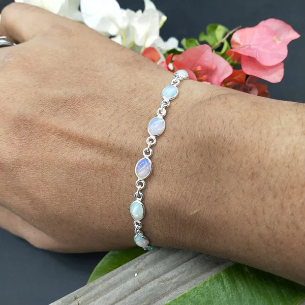 Silver_Sterling_Silver_925_Premium_&_Elegant_Beaded_Bracelet_For_Girls_&_Women