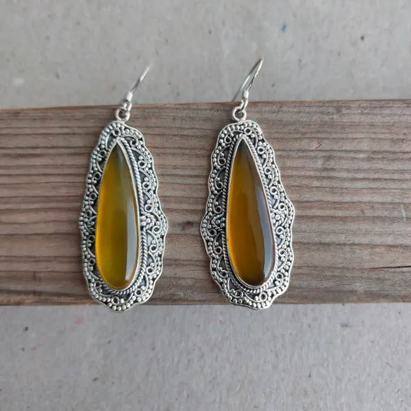 Silver_&_Yellow_Sterling_Silver_925_Premium_&_Elegant_Boho_Ring_For_Girls_&_Women
