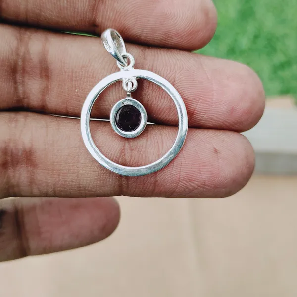 Silver_&_Pink_Sterling_Silver_925_Premium_&_Elegant_Boho_Necklace_For_Girls_&_Women
