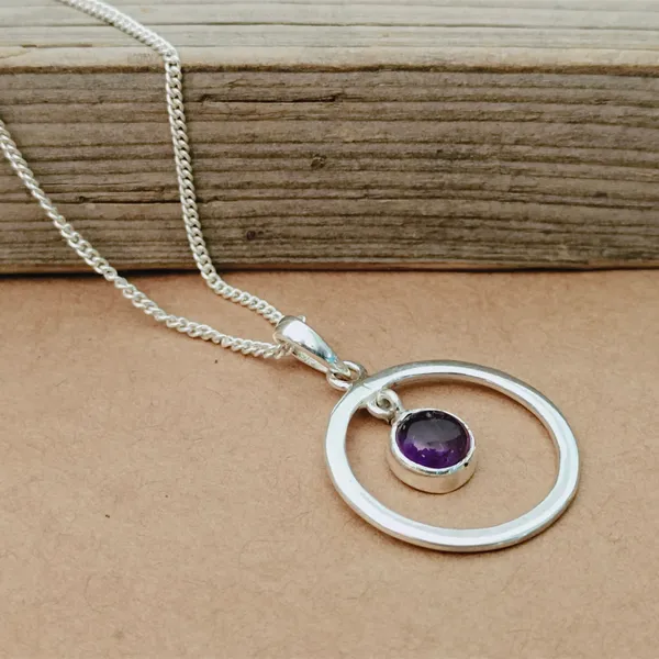 Silver_&_Pink_Sterling_Silver_925_Premium_&_Elegant_Boho_Necklace_For_Girls_&_Women