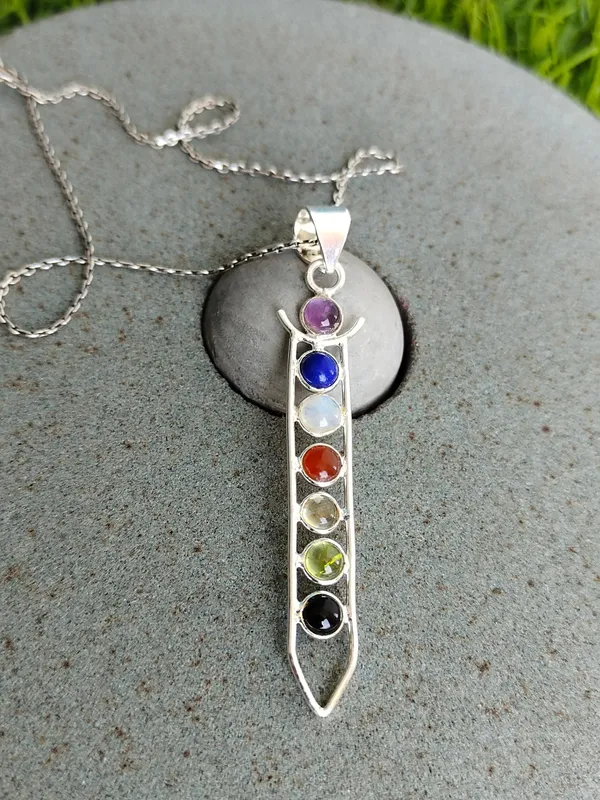 Silver_&_Multicolor_Sterling_Silver_925_Premium_&_Elegant_Designer_Necklace_For_Girls_&_Women