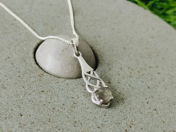Silver_&_Grey_Sterling_Silver_925_Premium_&_Elegant_Handmade_Necklace_For_Girls_&_Women