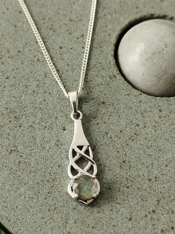 Silver_&_Grey_Sterling_Silver_925_Premium_&_Elegant_Handmade_Necklace_For_Girls_&_Women