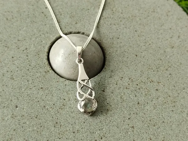 Silver_&_Grey_Sterling_Silver_925_Premium_&_Elegant_Handmade_Necklace_For_Girls_&_Women