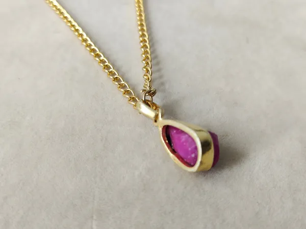 Silver_&_Pink_Sterling_Silver_925_Premium_&_Elegant_Boho_Pendant_For_Girls_&_Women