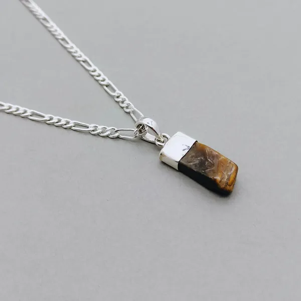 Silver_&_Yellow_Sterling_Silver_925_Premium_&_Elegant_Boho_Pendant_For_Girls_&_Women