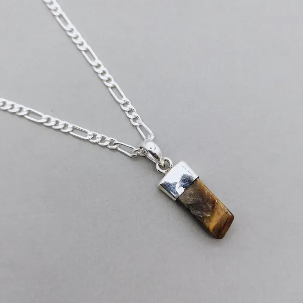Silver_&_Yellow_Sterling_Silver_925_Premium_&_Elegant_Boho_Pendant_For_Girls_&_Women