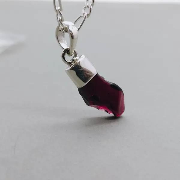 Silver_&_Red_Sterling_Silver_925_Premium_&_Elegant_Boho_Pendant_For_Girls_&_Women