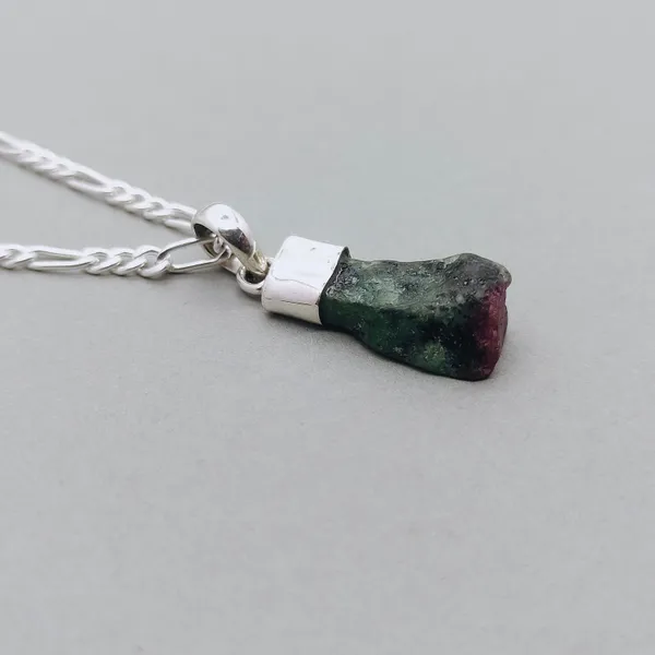 Silver_&_Red_&_Green_Sterling_Silver_925_Premium_&_Elegant_Boho_Pendant_For_Girls_&_Women