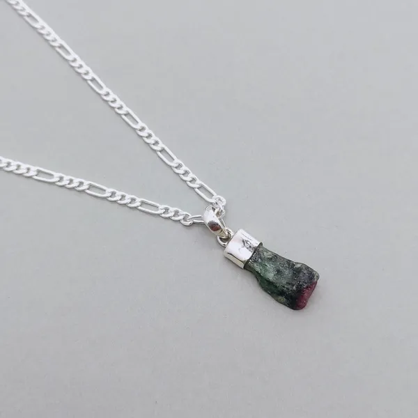 Silver_&_Red_&_Green_Sterling_Silver_925_Premium_&_Elegant_Boho_Pendant_For_Girls_&_Women