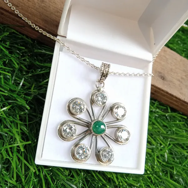 Silver_Sterling_Silver_925_Premium_&_Elegant_Handmade_Pendant_For_Girls_&_Women