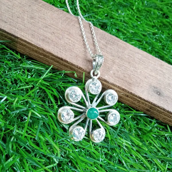 Silver_Sterling_Silver_925_Premium_&_Elegant_Handmade_Pendant_For_Girls_&_Women