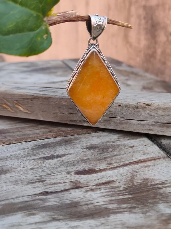 Silver_&_Blue_Sterling_Silver_925_Premium_&_Elegant_Boho_Pendant_For_Girls_&_Women
