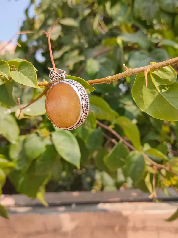 Silver_&_Golden_Sterling_Silver_925_Premium_&_Elegant_Boho_Pendant_For_Girls_&_Women