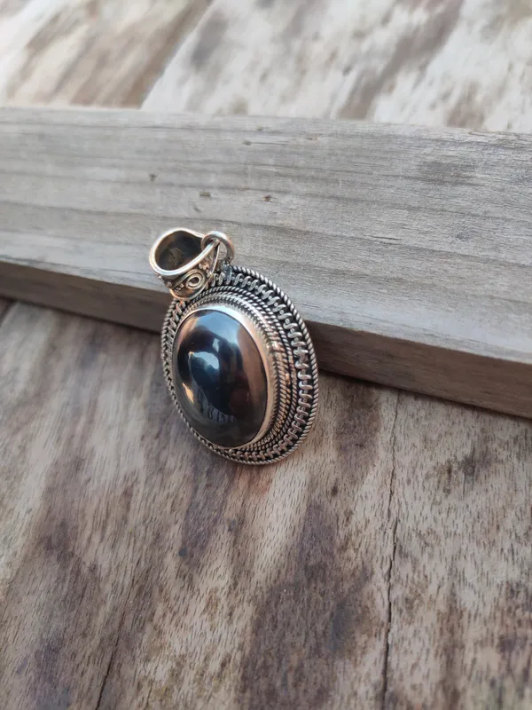 Silver_&_Black_Sterling_Silver_925_Premium_&_Elegant_Boho_Pendant_For_Girls_&_Women