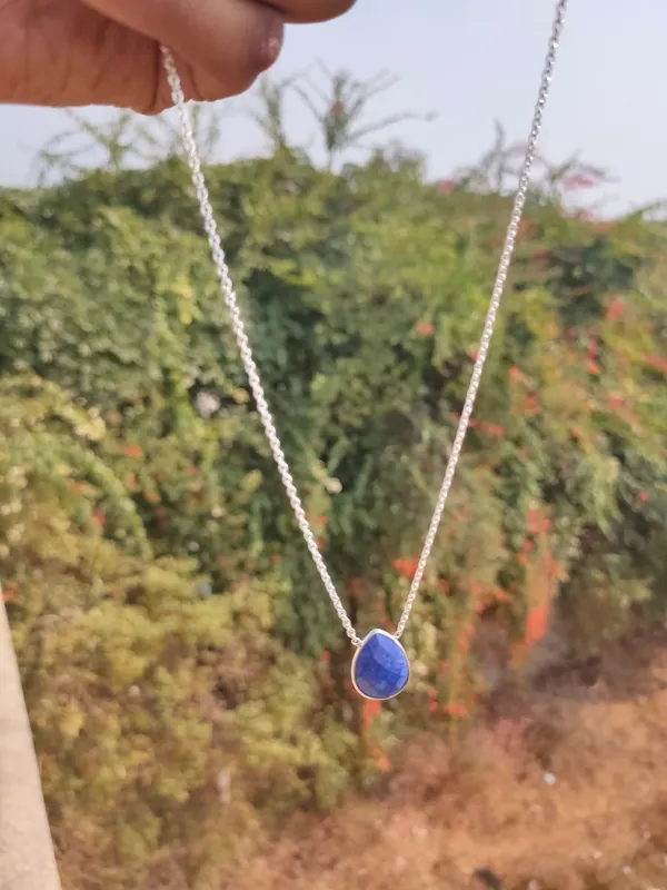 Silver_&_Blue_Sterling_Silver_925_Premium_&_Elegant_Boho_Necklace_For_Girls_&_Women