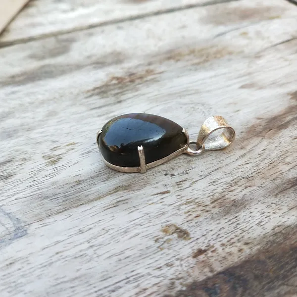 Silver_&_Blue_&_Green_Sterling_Silver_925_Premium_&_Elegant_Handmade_Pendant_For_Girls_&_Women