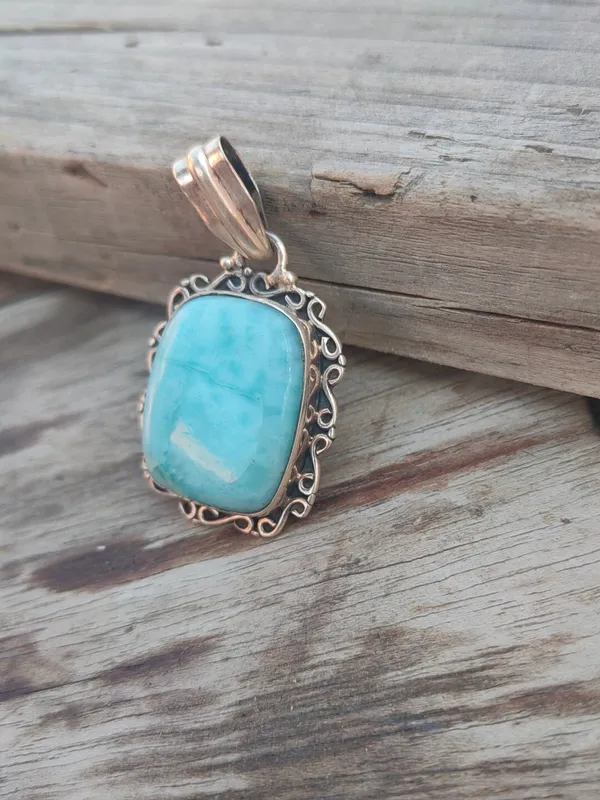 Silver_&_Blue_Sterling_Silver_925_Premium_&_Elegant_Boho_Pendant_For_Girls_&_Women