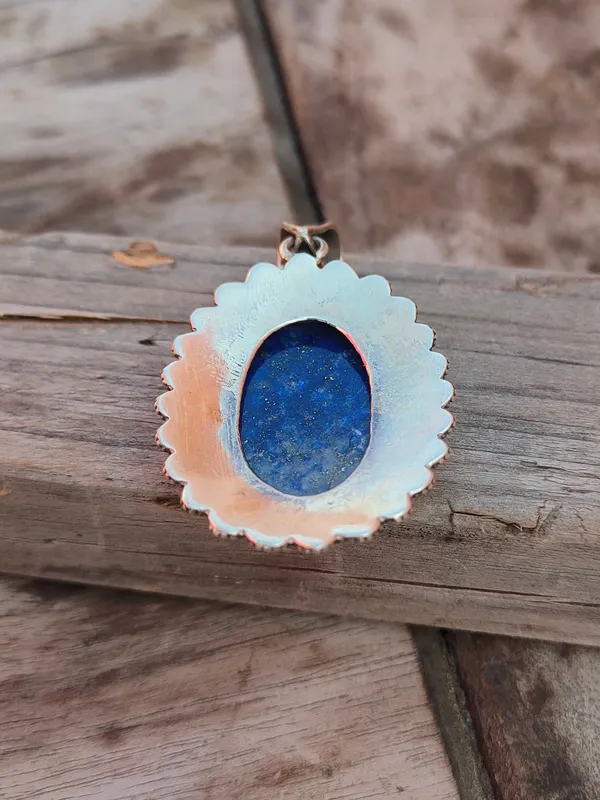 Silver_&_Blue_Sterling_Silver_925_Premium_&_Elegant_Boho_Pendant_For_Girls_&_Women