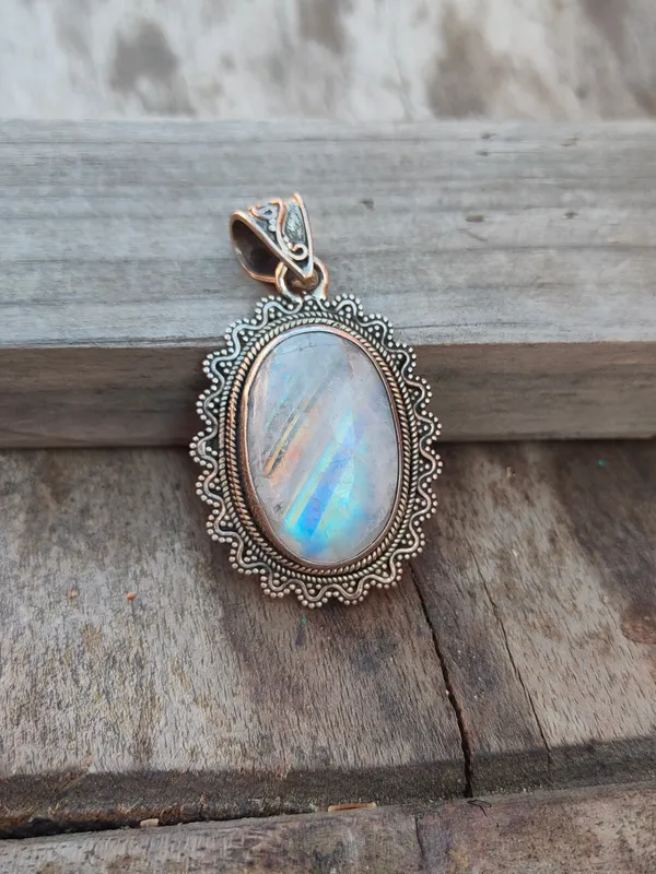 Silver_&_White_Sterling_Silver_925_Premium_&_Elegant_Boho_Pendant_For_Girls_&_Women