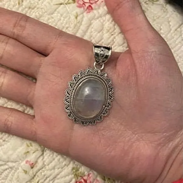 Silver_&_White_Sterling_Silver_925_Premium_&_Elegant_Boho_Pendant_For_Girls_&_Women