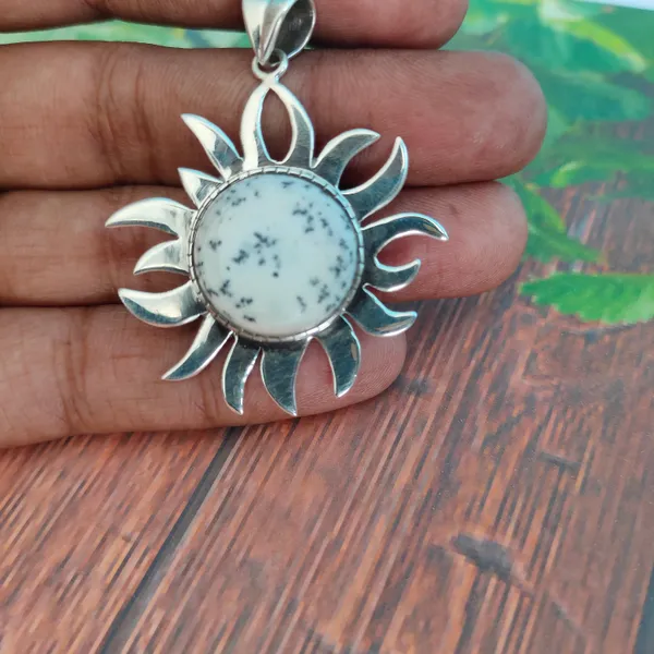 Silver_&_White_Sterling_Silver_925_Premium_&_Elegant_Boho_Pendant_For_Girls_&_Women