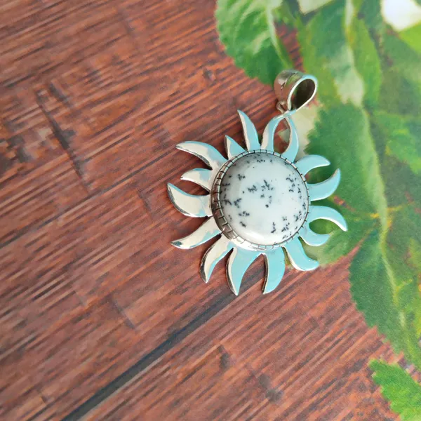 Silver_&_White_Sterling_Silver_925_Premium_&_Elegant_Boho_Pendant_For_Girls_&_Women