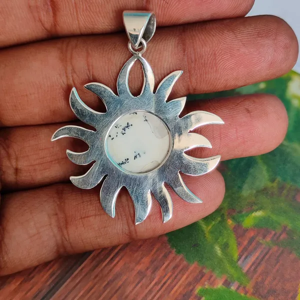 Silver_&_White_Sterling_Silver_925_Premium_&_Elegant_Boho_Pendant_For_Girls_&_Women