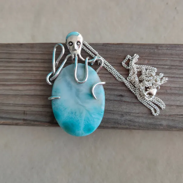 Silver_&_Blue_Sterling_Silver_925_Premium_&_Elegant_Handmade_Necklace_For_Girls_&_Women
